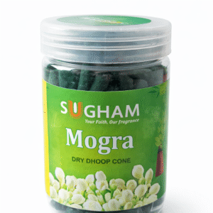 Premium dry dhoop cone 200gm jar for pooja and home fragrance