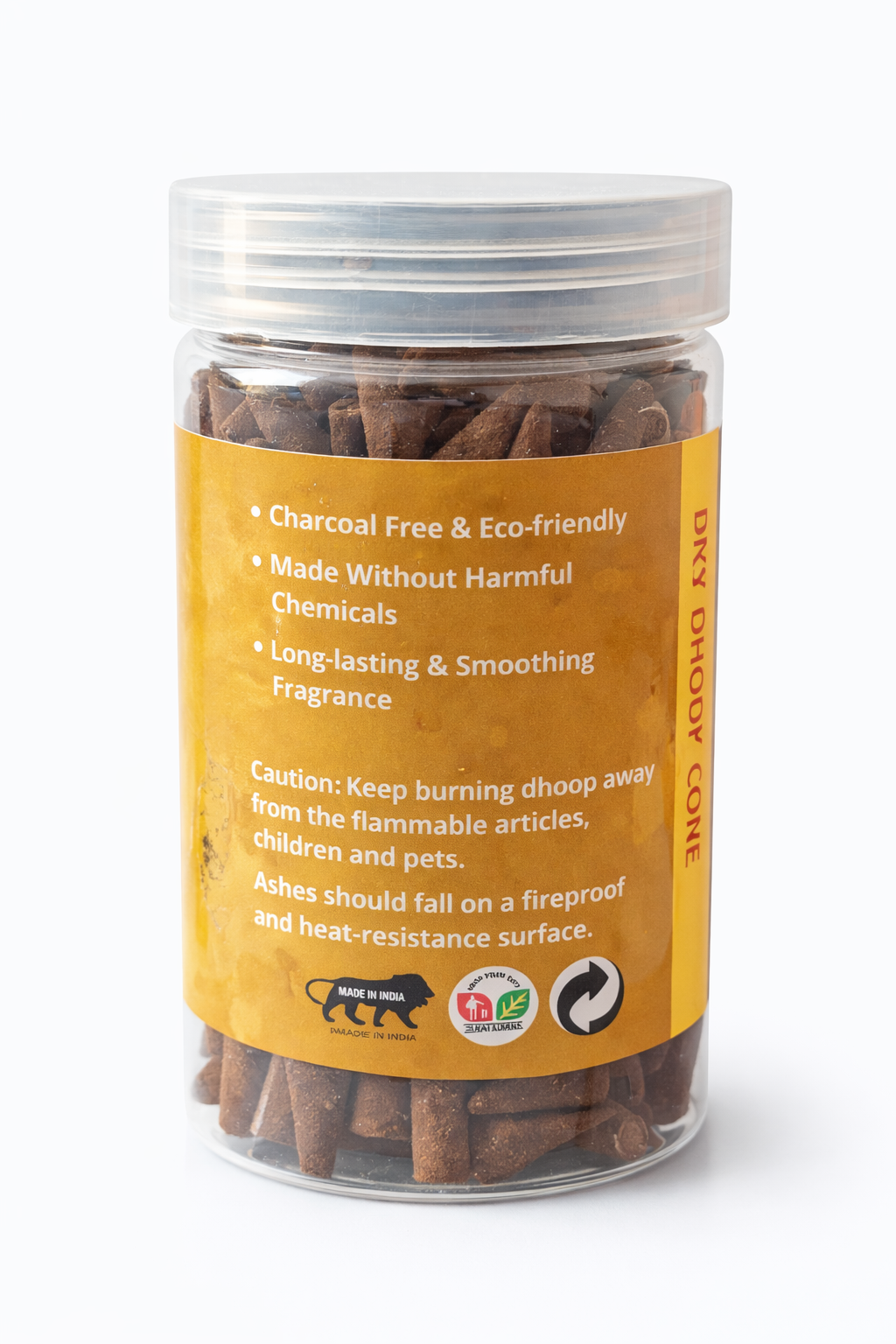 Sugham Guggul/ Guggal Dry Dhoop Cone 200gm Jar | Pure & Premium Quality - Image 2